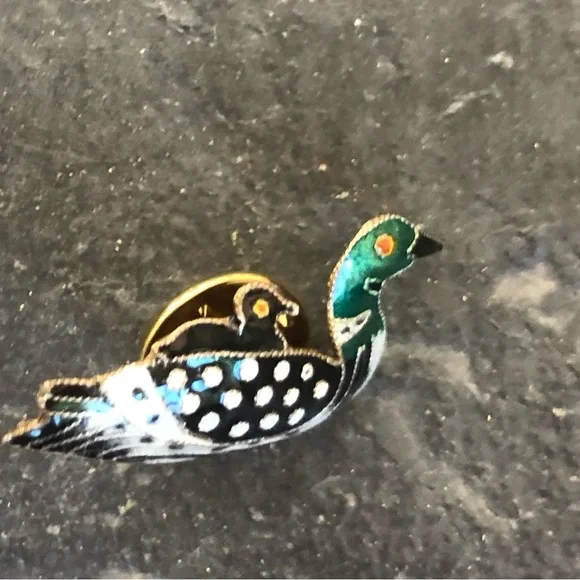 Vintage duck brooch - Picture 2 of 3